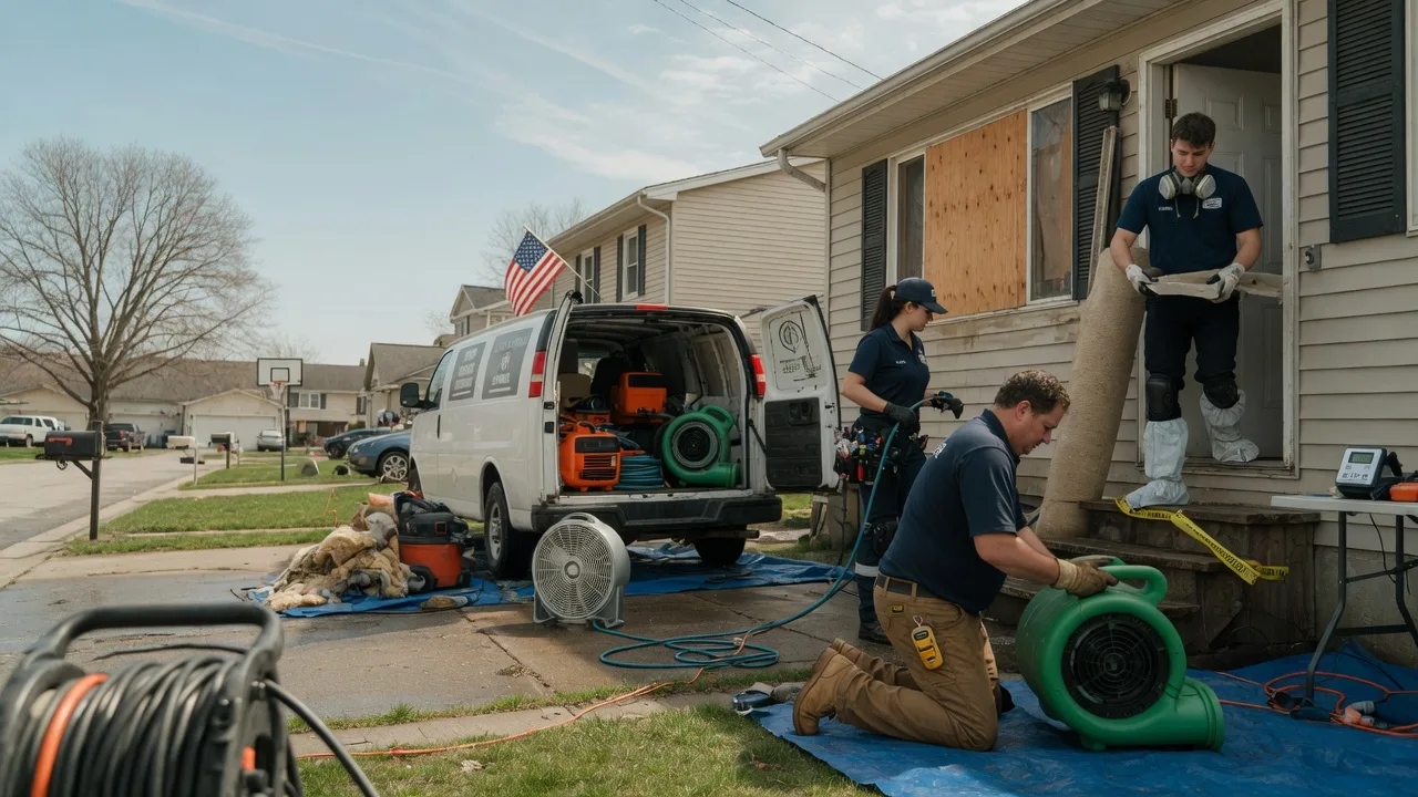 Water Damage Restoration in Oakville, IA near me
